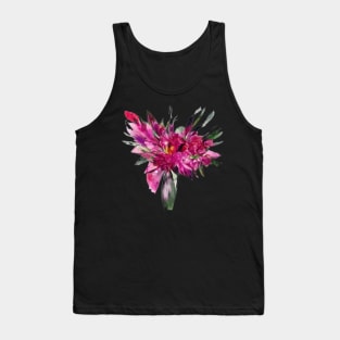 Flower Watercolor With intelligence Artificial Tank Top